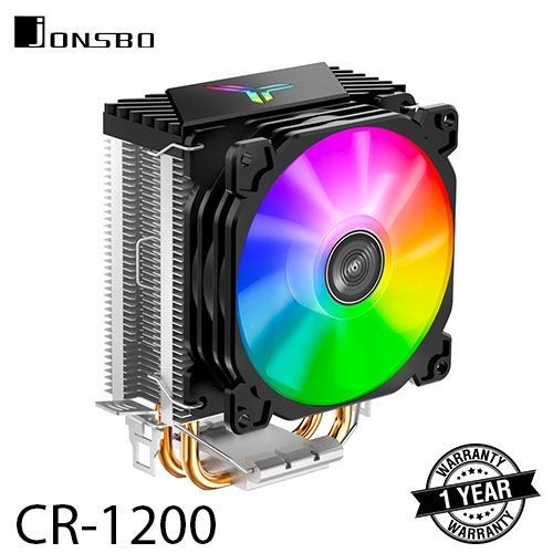 英特爾 Cpu Cooler Jonsbo CR-1200 RGB 散熱風扇塔適用於 Intel AMD