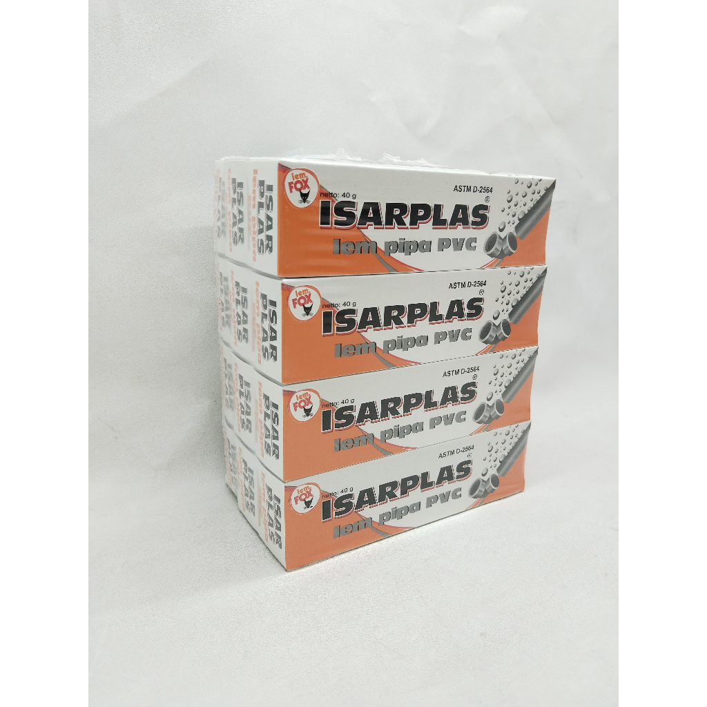 Isarplas 40gr PVC水管膠100個原裝1包1包1斜1打12Pcs