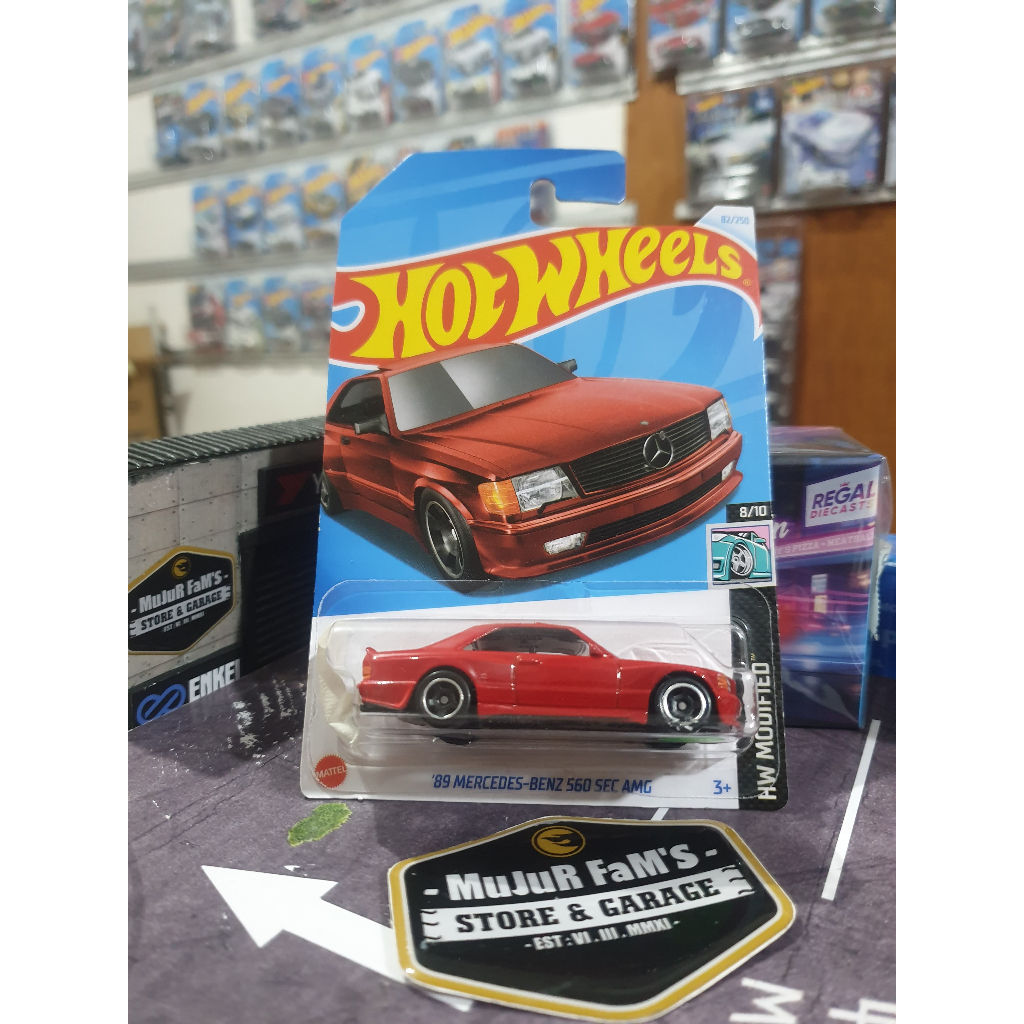 HOT WHEELS 風火輪 MERCEDES-BENZ 560 SEC AMG 工廠新鮮