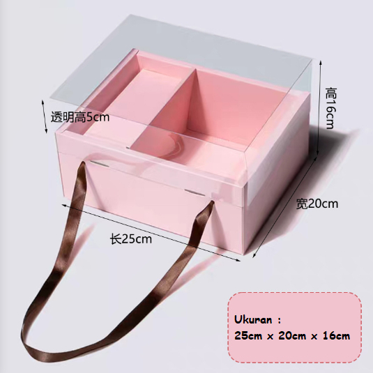 雲母盒透明便攜花盒透明蛋糕盒蛋糕盒透明花盒