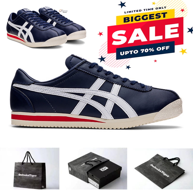 Onitsuka Tiger Original Corsair 海軍白豌豆大衣鞋