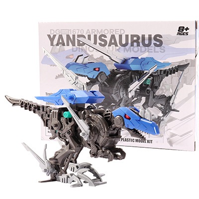 塑料恐龍模型 DIY Cenzelong 1/50 機甲 Zoids 暴龍玩具