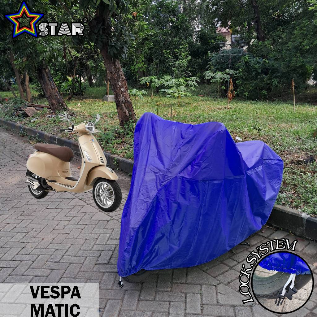 Vespa MATIC 摩托車罩純藍色 PREMIUM 摩托車罩