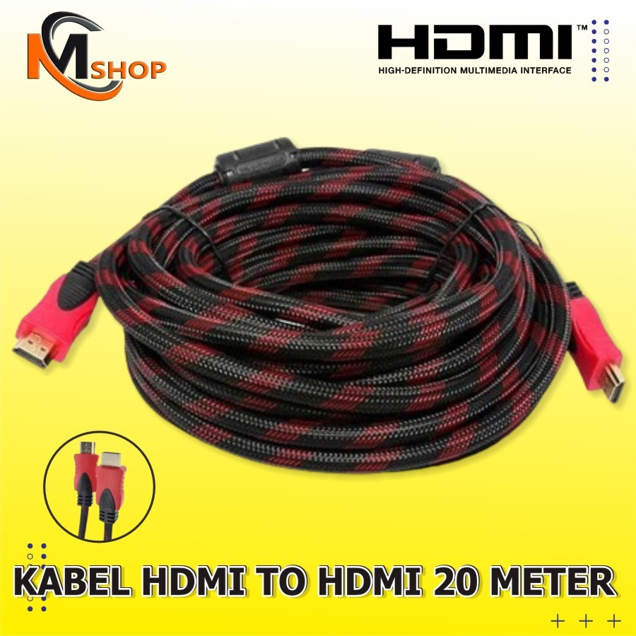 Hdmi 電纜 20M 網絡 HDMI 電纜 20M HDMI 20 米