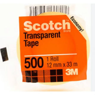 3m Scotch 透明膠帶 500 12mm x 33m 絕緣透明原裝