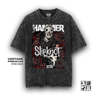 Caption'style 襯衫 Band Slipknot HAMMER T 恤 Stonewash T 恤 Over