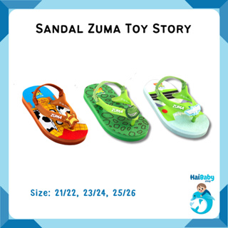 迪士尼 Zuma Baby x Disney Toy Story 嬰兒人字拖橡膠背帶