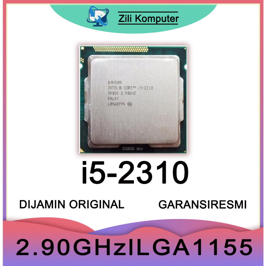 處理器英特爾酷睿 i5 2310 i5 2300 l PC 處理器英特爾酷睿 i5 2310 2.9 GHz lga 1
