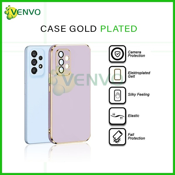 SAMSUNG Venvo 手機殼高級豪華鍍金三星 A02 M02 A03 A03 Core A04 A04E