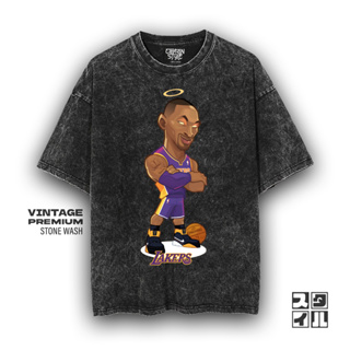 Caption'style 籃球衫 Kobe Bryant CARTOON STYLE T恤 Stonewash T恤