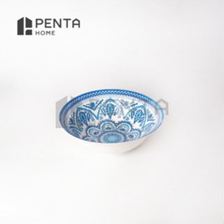 Penta HOME 陶瓷碗碗 7寸 18cm 碎花波西米亞藍/紅