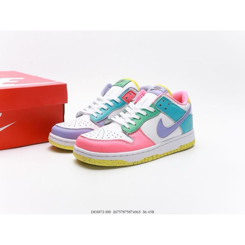 NIKE SB 耐克 Sb Dunk Low 復活節粉彩 100 原創