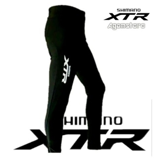 Shimano ×tr 黑色長款公路自行車褲 shimano ×tr 長款自行車褲