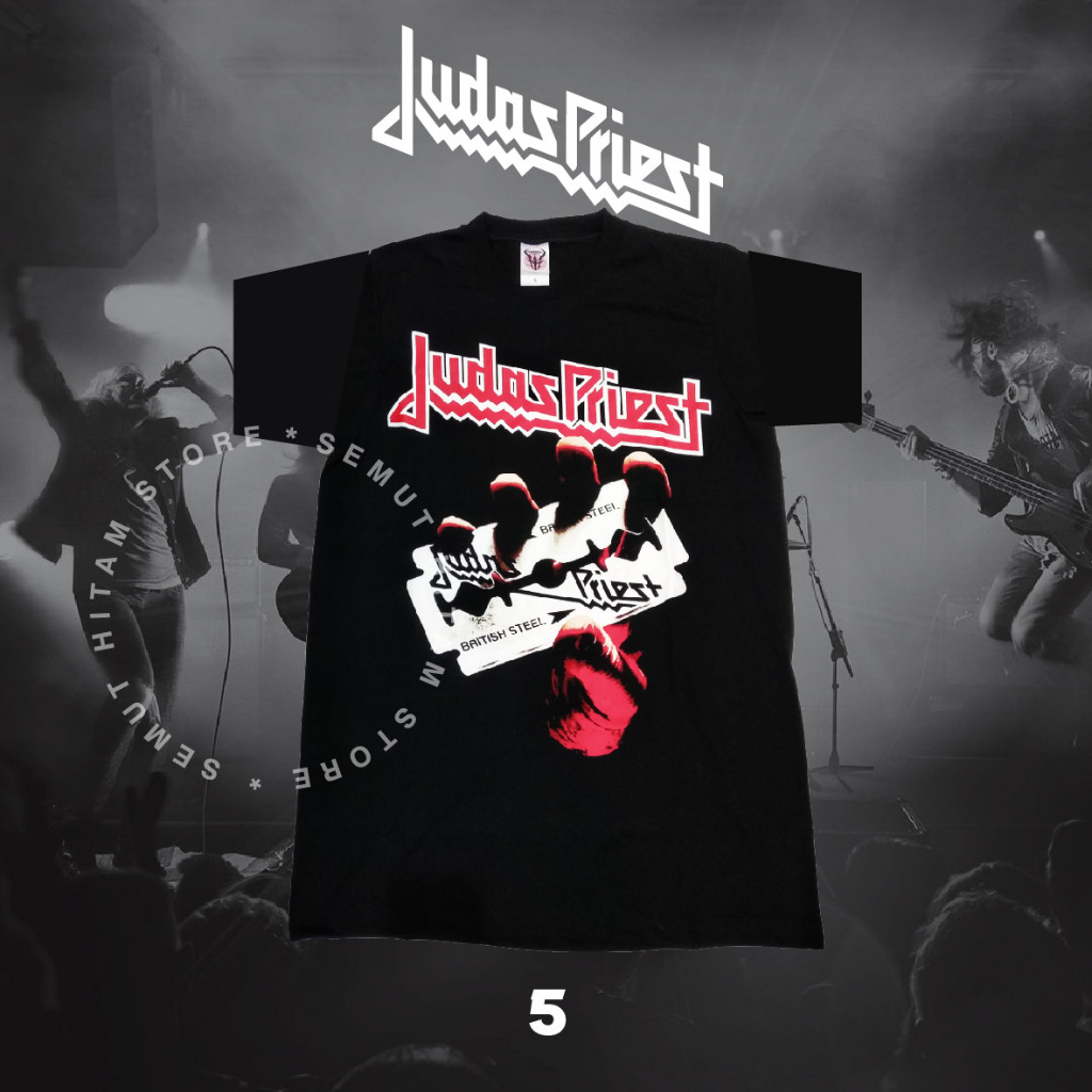 Judas PRIEST T 恤英國鋼製造重金屬音樂樂隊 Prapatan Rebel Puritan