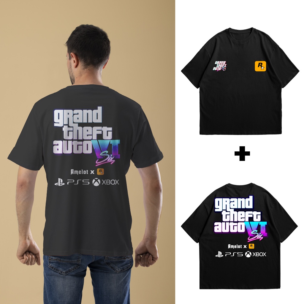 T 恤俠盜獵車手 VI COMING 2025 GTA 6 最新 T 恤俠盜獵車手 GTA 六系列 DISTRO 55