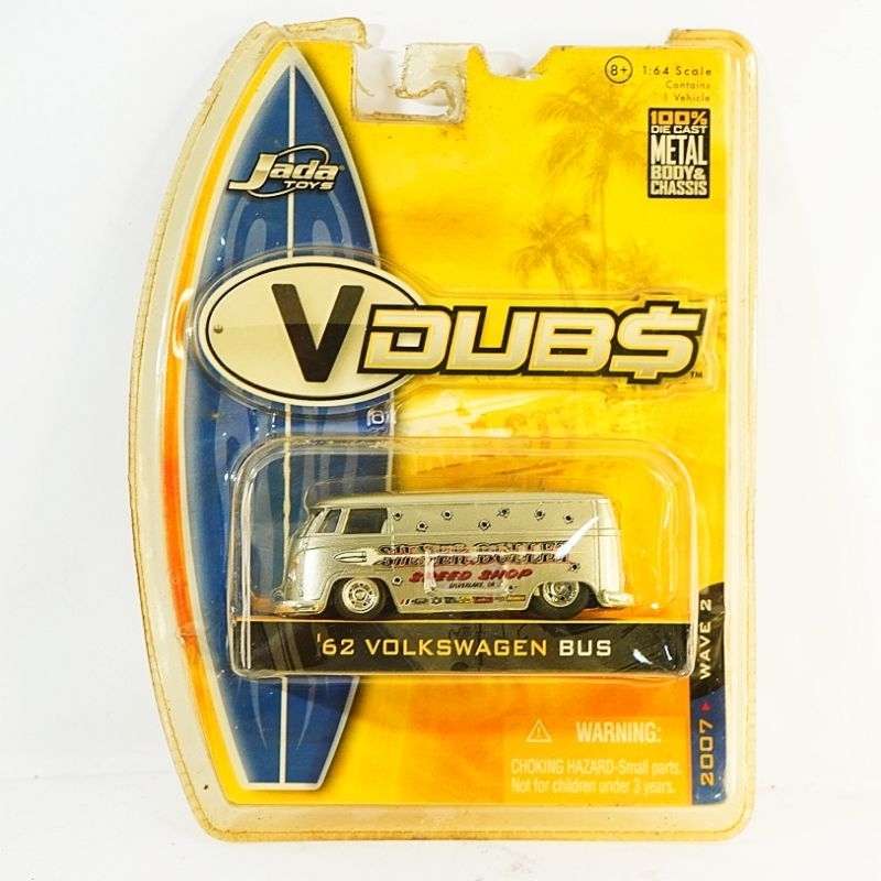 VOLKSWAGEN Jada 1/64 壓鑄 VDUBS 1962 大眾巴士