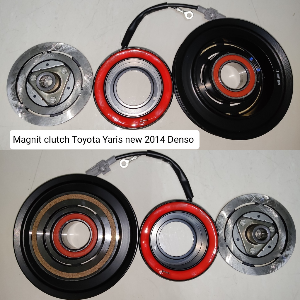 DENSO 豐田 磁性離合器磁鐵 Maknik 離合器 AC 汽車 Toyota Yaris 全新 2014 電裝原裝原
