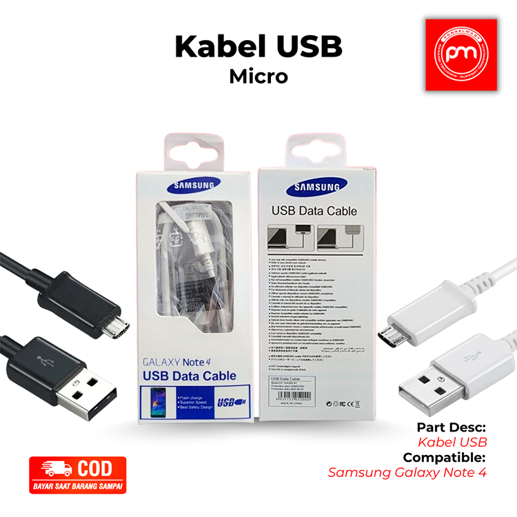 SAMSUNG 三星 Micro Galaxy Note 4 USB 數據線