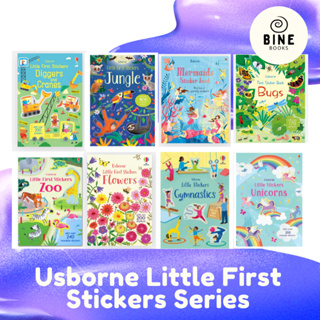 Usborne book LITTLE first STICKERS 系列兒童貼紙書和許多內容最佳品質
