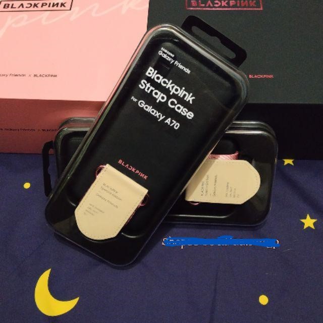 SAMSUNG A50 A70 錶帶保護套 SIGNATURE BLACKPINK X 三星 Galaxy 版軟硬皮