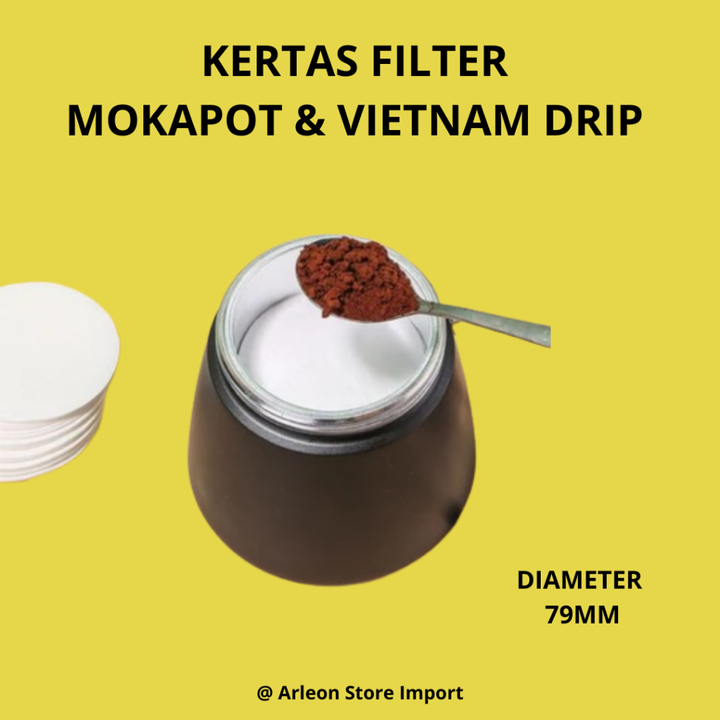 Muranee 咖啡過濾器未漂白 100 件適用於越南滴漏和空壓機