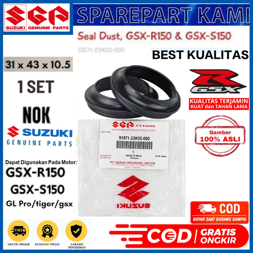Seal Ash SEAL DUST SUZUKI GSX 150 R S BANDIT 51572-23K00-000