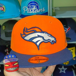 New Era x NFL 丹佛野馬隊 2 色調合身 7 帽子