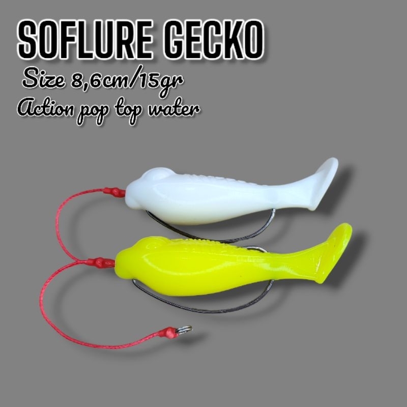 Soft LURE 壁虎 GECKO 8.6 厘米掛鉤凱夫拉軟體