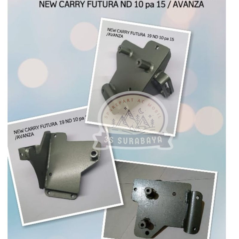 SUZUKI 鈴木 New Carry 2019 壓縮機支架及以上安裝 10PA15 或 Avanza Denso 汽車