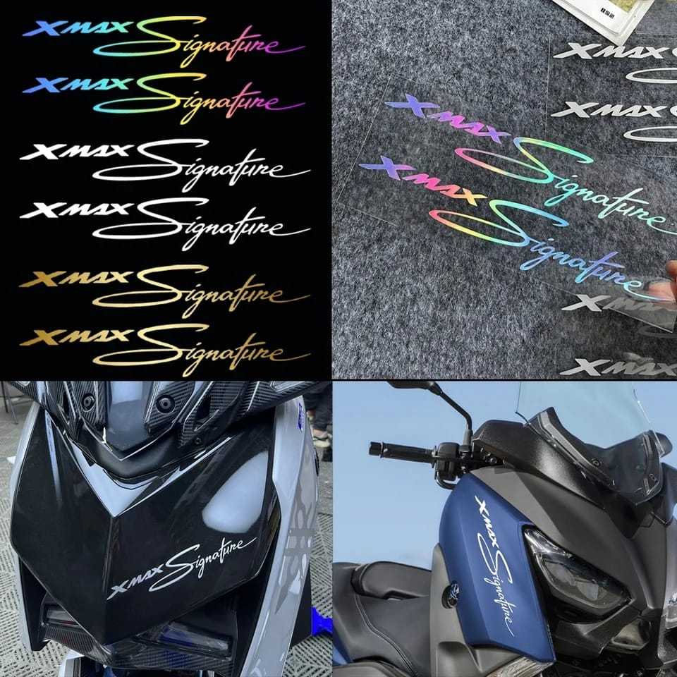 貼紙切割貼紙 NMAX XMAX TMAX AEROX SIGNATURE 摩托車車身變化