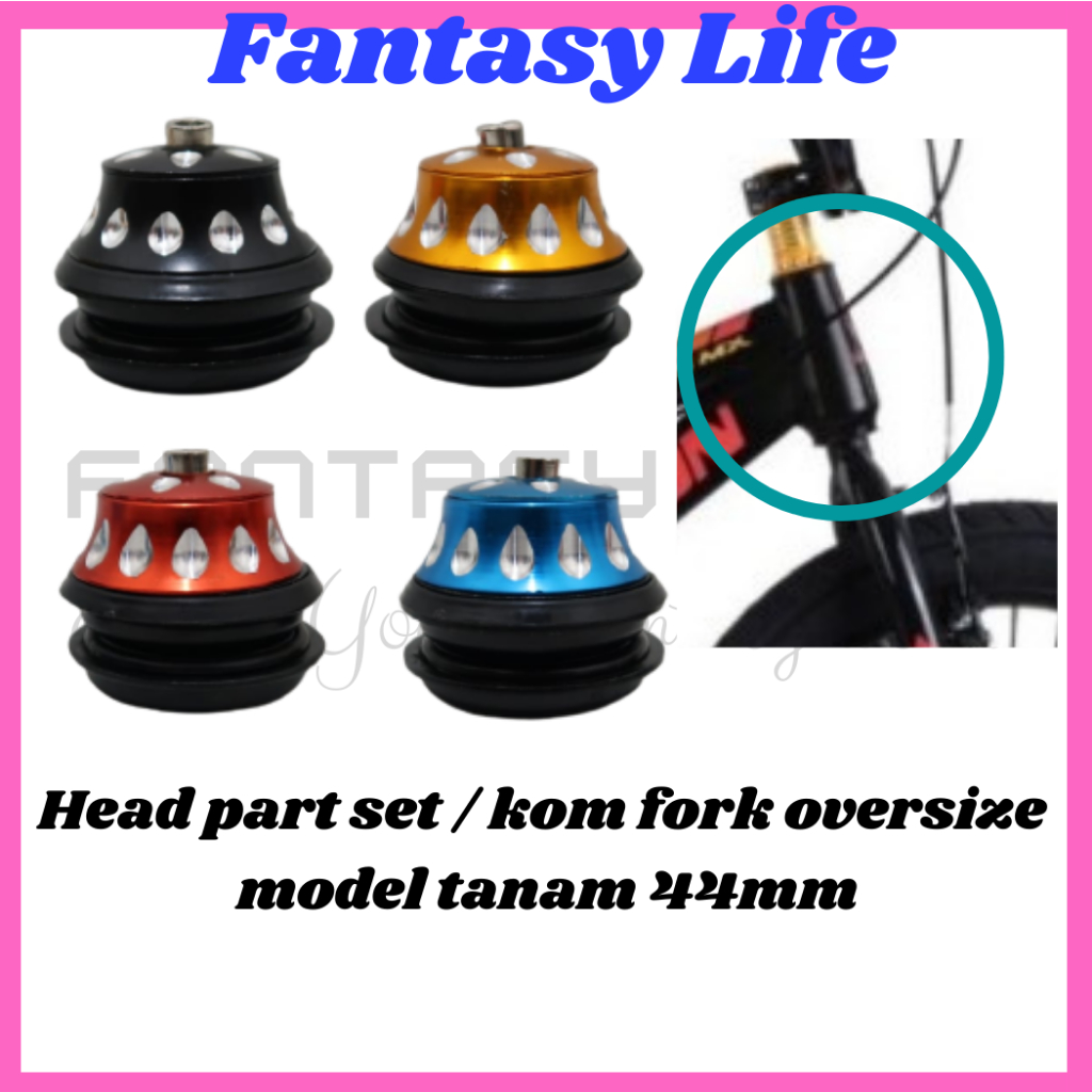 Fantasy Head set 超大耳機彩繪模型 kom 前叉兒童自行車 MTB BMX