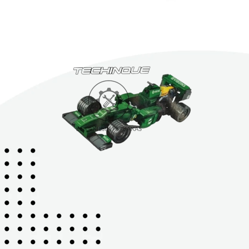 樂高 Hijau Lego BRICK SEMBO BLOCK 汽車公式 1 綠色