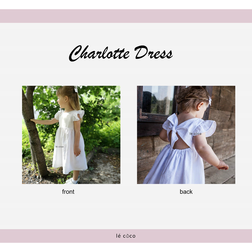 Lecoco 連衣裙女孩 Charlotte 連衣裙