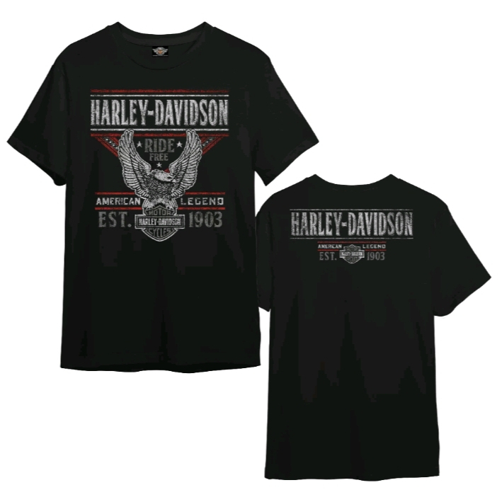 HARLEY DAVIDSON 哈雷戴維森黑色專輯 T 恤