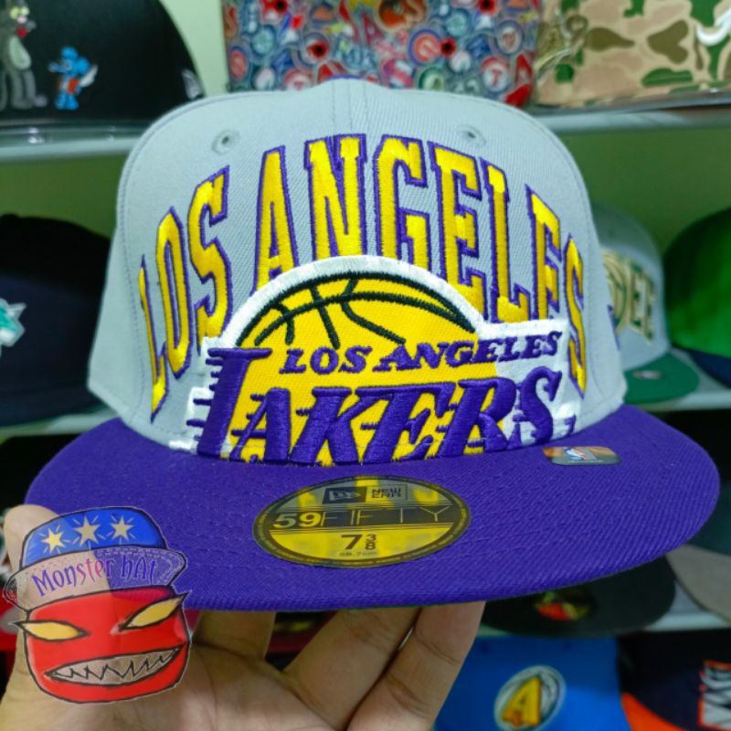 New Era x NBA 洛杉磯湖人隊合身 7 頂帽子