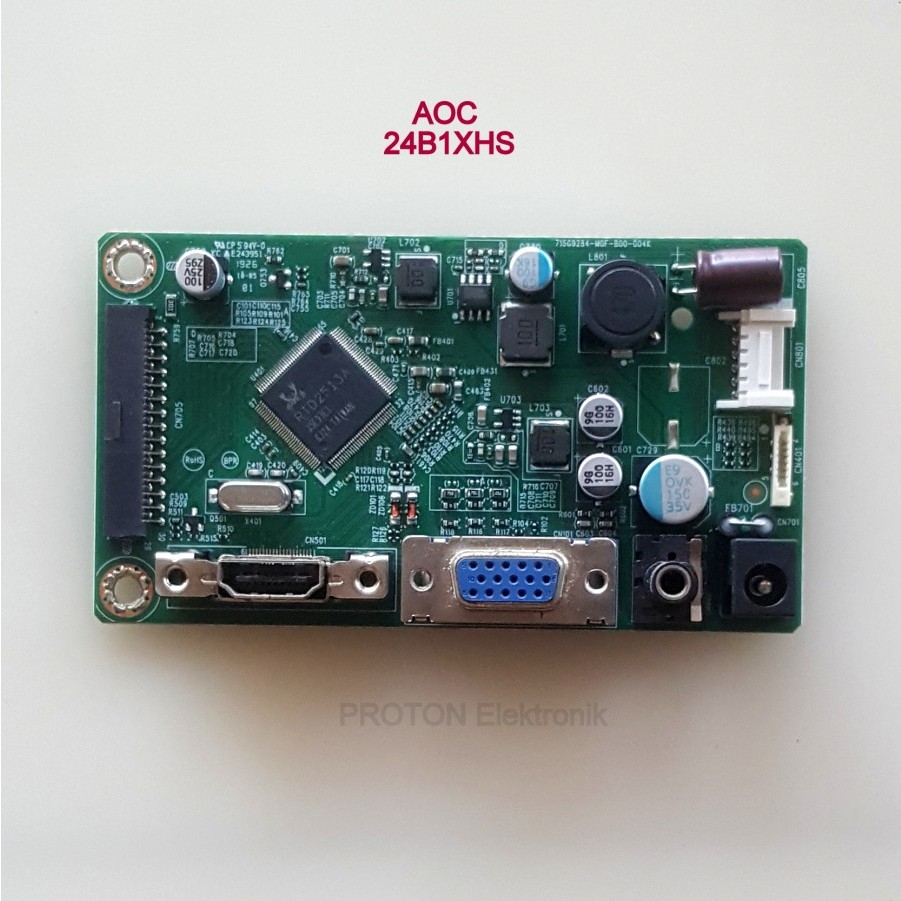 Mesin主板液晶led IPS顯示器AOC 24B1XHS 27B1H 27B1 PCB機數學板715G9284-M0