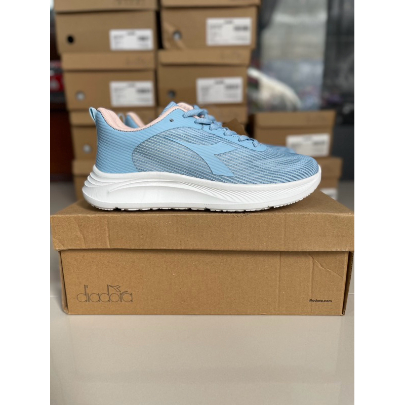 Diadora HUXLEY 藍色粉色女鞋 DIAX23F1205U 原裝鞋