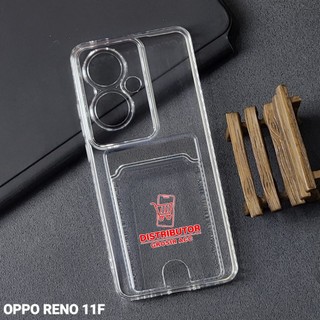 OPPO RENO 11F 軟殼卡包透明卡槽 OPPO RENO 11F