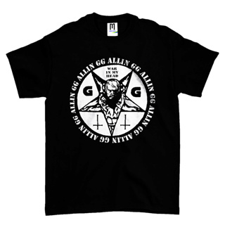 Hitam Kaos BAND GG ALLIN 模仿你的敵人復古 T 恤樂隊 GG ALLIN GG ALLIN 黑色