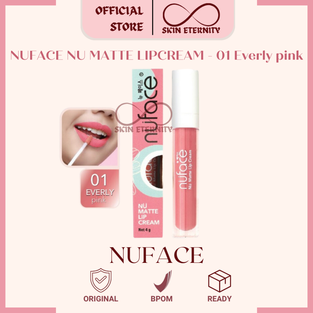 Nuface Nu 啞光唇膏 Everly Pink bpom