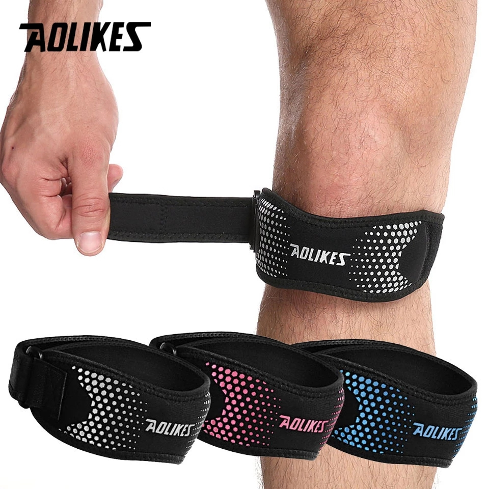 Aolikes 7921 髕骨肌腱護膝帶護膝護膝髕骨穩定器用於跑步遠足網球跳躍關節炎運動