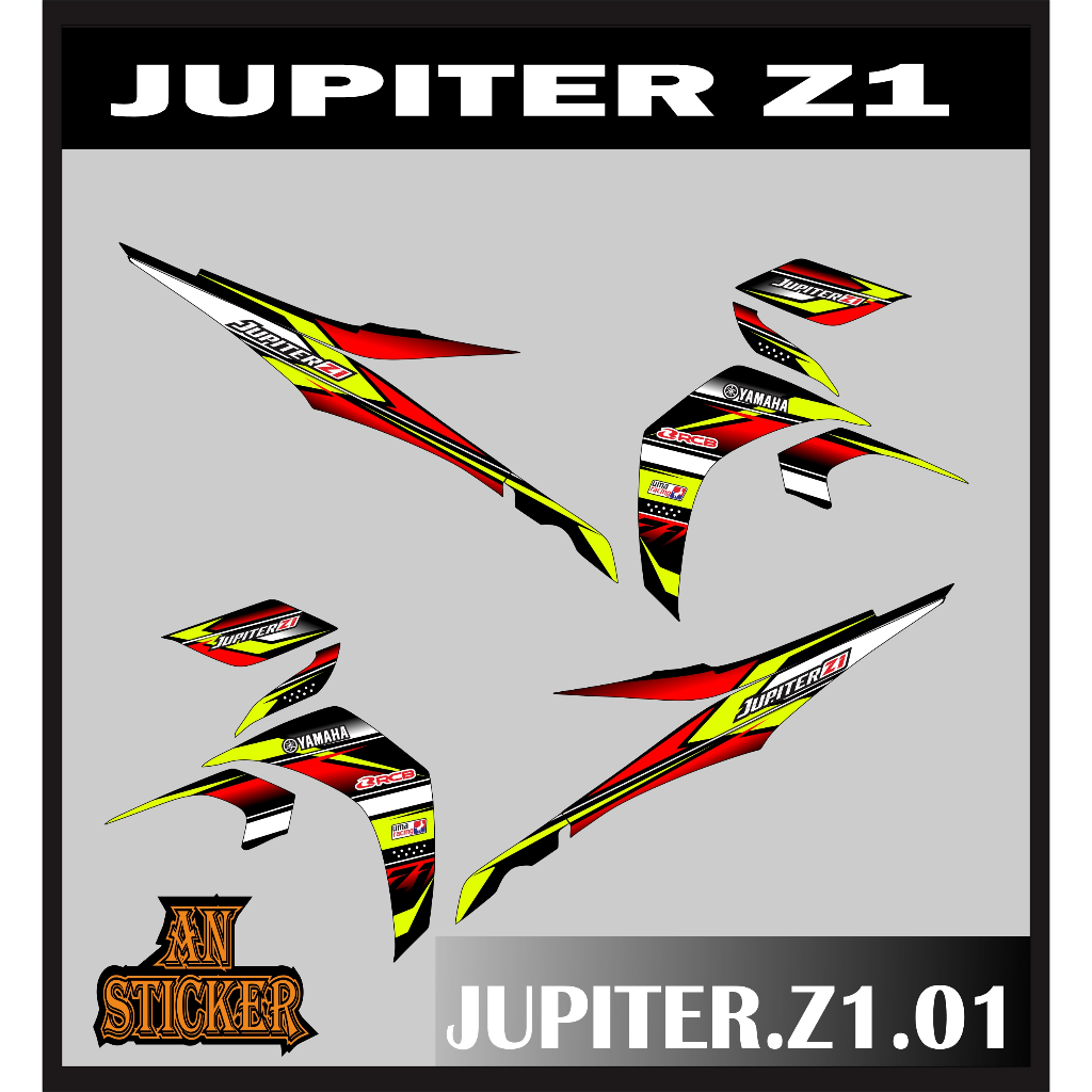 山葉 條紋貼紙木星 Z1Sticker 新貼紙 LIS 列表 YAMAHA JUPITER Z1 01