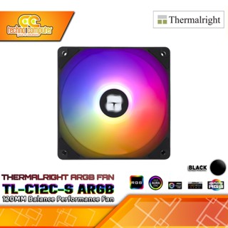 THERMALRIGHT TL-C12C-S CASING 風扇黑色 12cm/120mm ARGB PWM 風扇單包