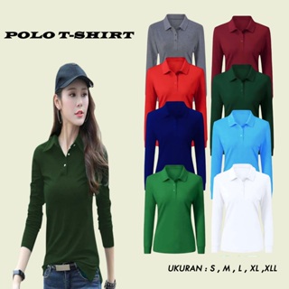 Polo 衫 Broodis 長袖 POLO SHIRT 女士 POLO BODY 修身長領 POLO SHIRT