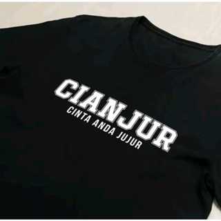 地區名稱t恤 CIANJUR City'Love You Honest Cool 當代造型師T恤 Distro