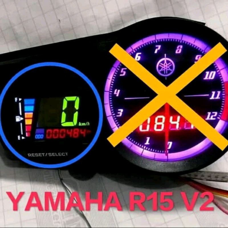 山葉 雅馬哈 R15 V2 LCD 車速表貼紙