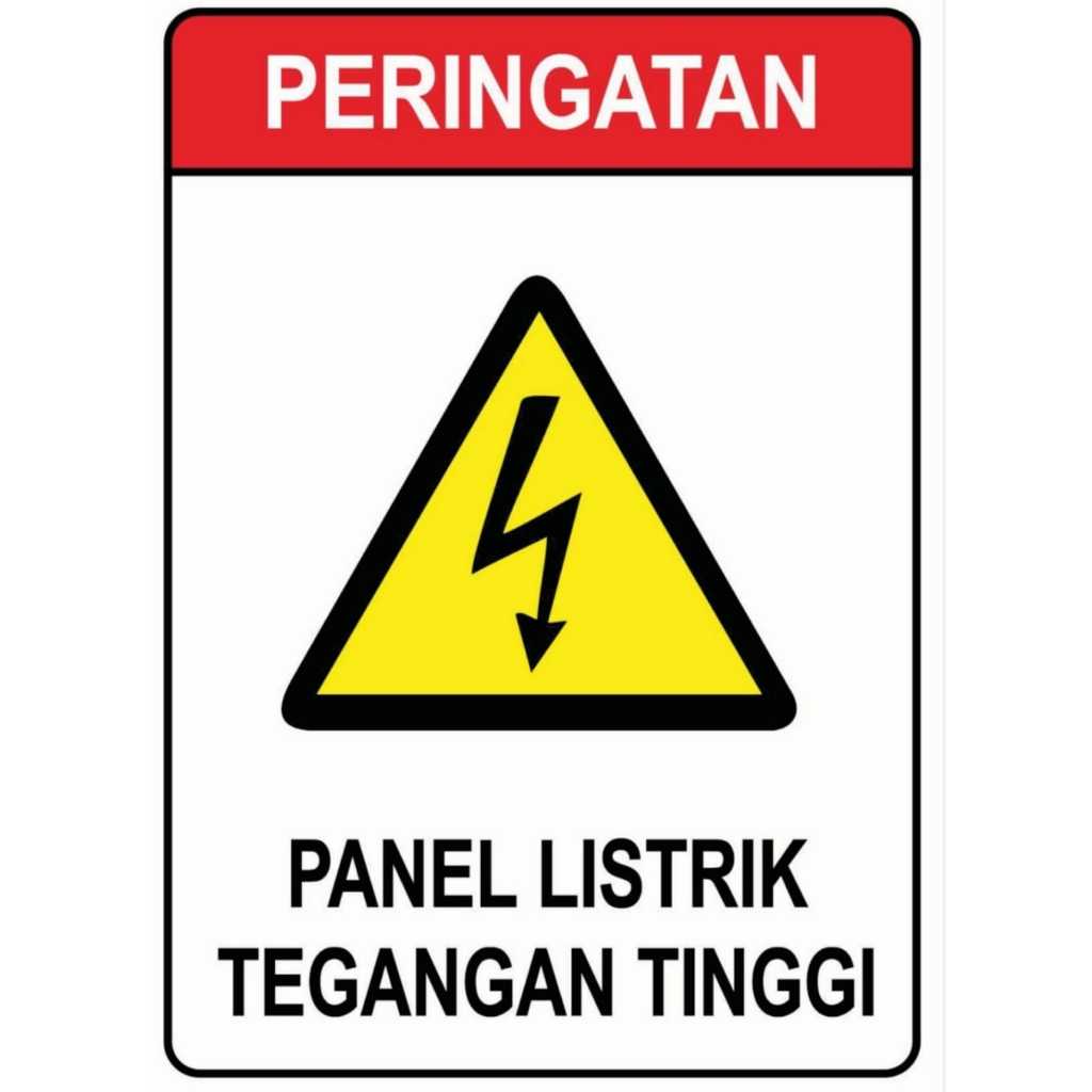 高壓電氣面板警告貼紙電氣危險乙烯基貼紙