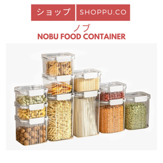 Nobu 食品容器密封食品罐食品儲存盒食品儲存 Shoppu
