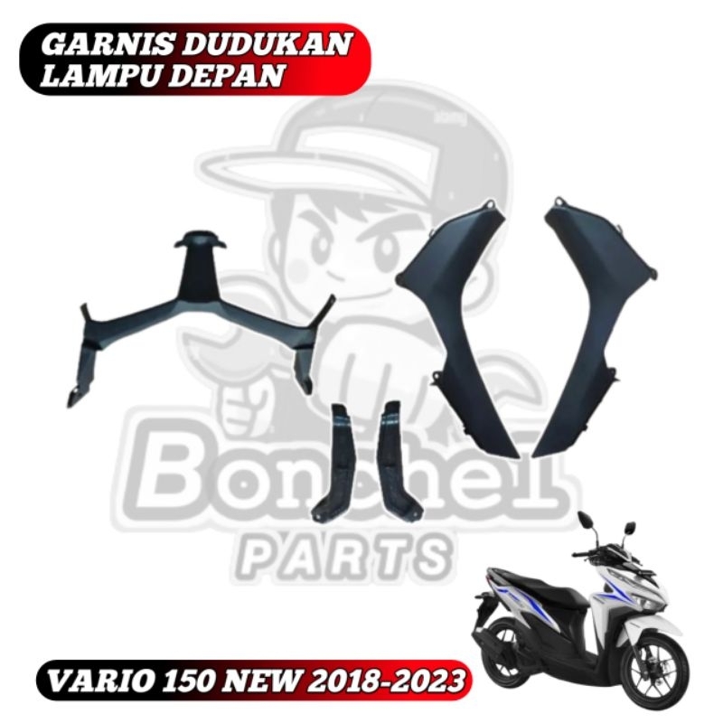 前大燈裝飾 Vario 150 新前內燈座套裝 K59-j Vario 150 Led 新 2018 2019 2020