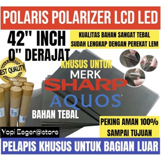 POLARIS POLARIS LCD LED SHARP 42 英寸 0 度塑料膜專用於外部或正面